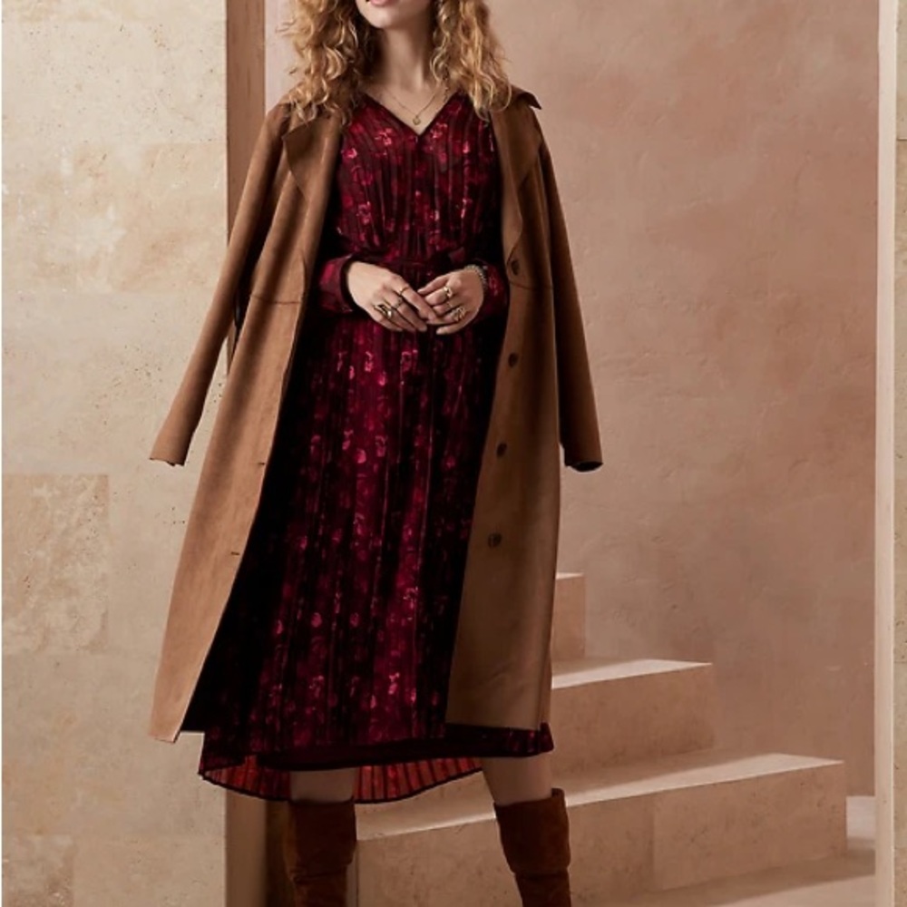 Banana Republic Burgundy Dress